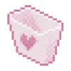 Емодзі Telegram «pixel pink & violet» 🗑