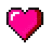 Емодзі Telegram «pixel pink & violet» 💖