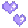 Емодзі Telegram «pixel pink & violet» 💞