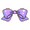 Емодзі Telegram «pixel pink & violet» 🎀