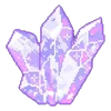 Емодзі pixel pink & violet 💎