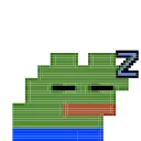 Pixel Pepe  emoji 😴