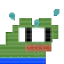 Pixel Pepe  emoji 😓