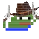 Стікер Pixel Pepe 🤠