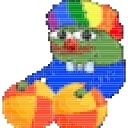 Стікер Pixel Pepe 🤡