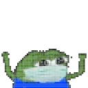 Pixel Pepe  emoji 😷