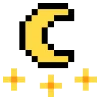 pixel random 1  emoji 🌙