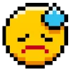 pixel random 2 emoji 😓