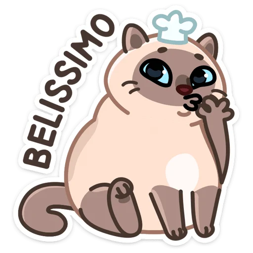 Telegram Sticker «Котик Плюш » 🤌
