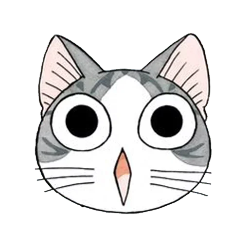 Telegram stiker «Серый Полосатый Кот» 😰