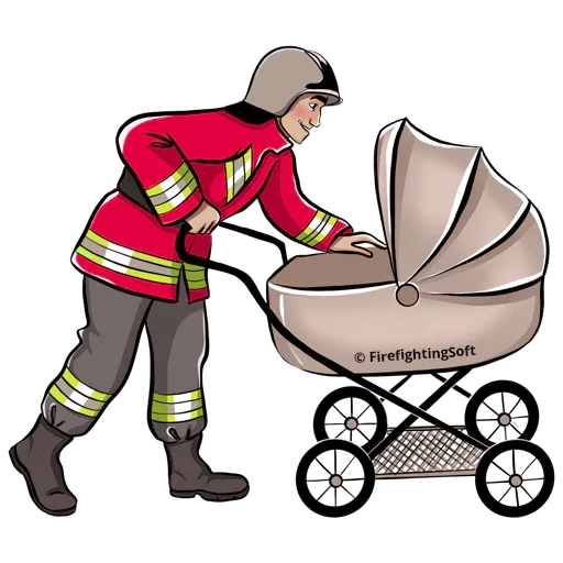 Firefighter stiker 🍼