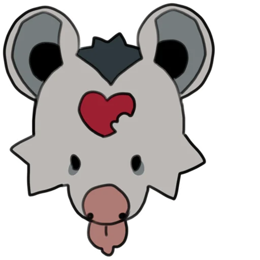 love_is_stored_in_the_possum stiker 💖