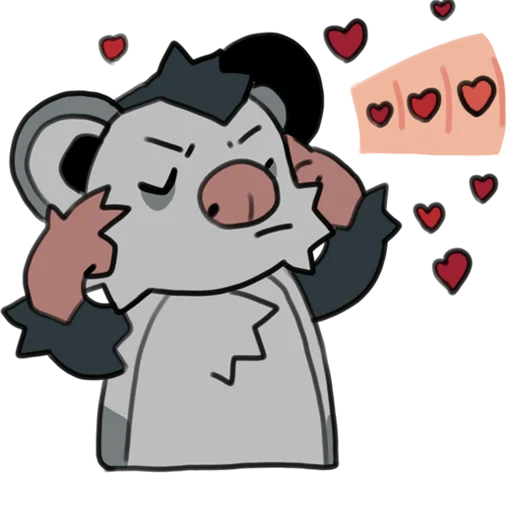 Telegram stiker «love_is_stored_in_the_possum» 💓