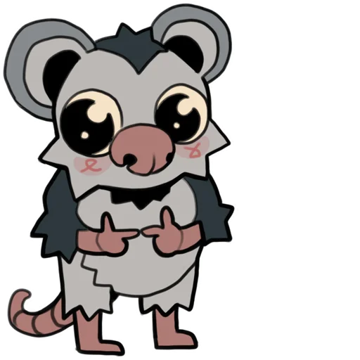 Стікер love_is_stored_in_the_possum 😳