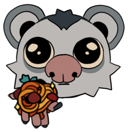 love_is_stored_in_the_possum stiker 🍜
