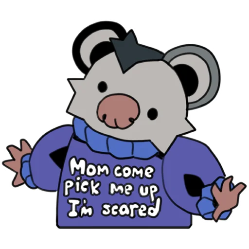 love_is_stored_in_the_possum sticker 🙂