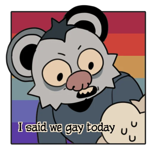 love_is_stored_in_the_possum stiker 🏳️‍🌈