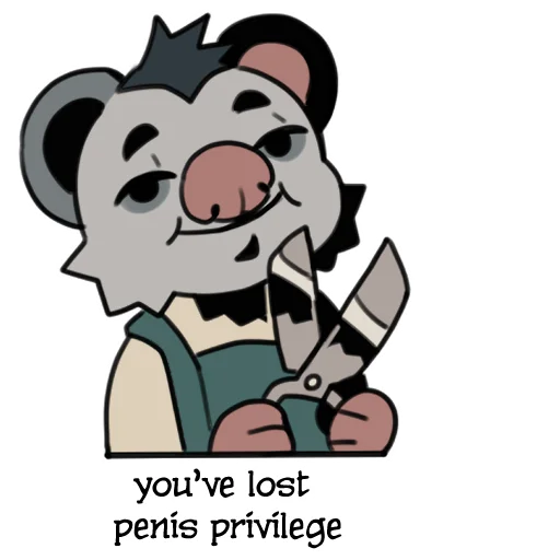 love_is_stored_in_the_possum stiker ✂️