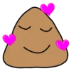 Telegram emoji Pou / какашка