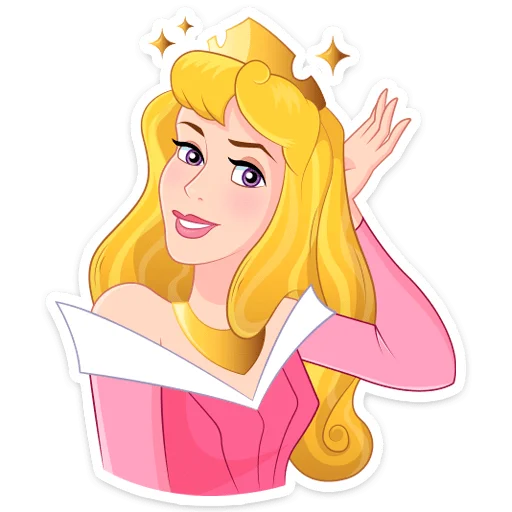 Telegram Sticker «Принцесса Аврора» 👸