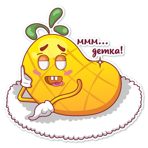 Telegram Sticker «Mr. Pineapple» 🔞