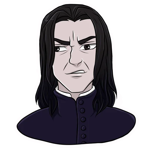 Telegram stiker «Professor Snape» 😬