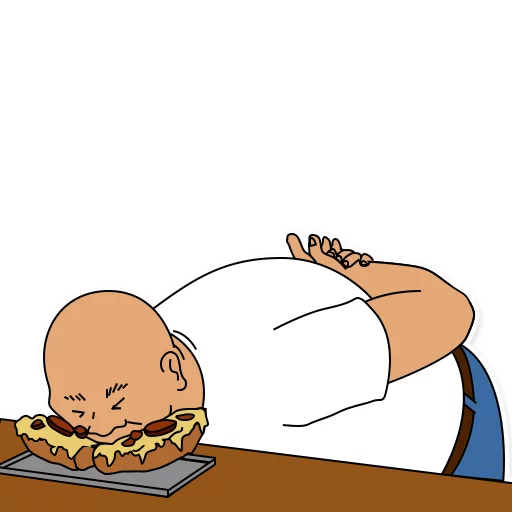 King of the Hill stiker 🍕
