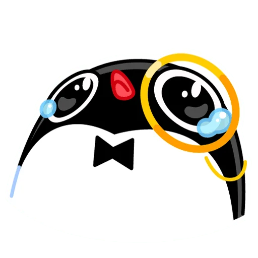 Telegram stiker «Приличный Пингвин» 😢