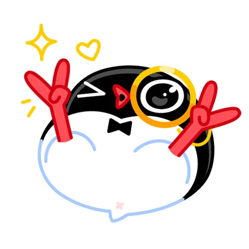 Приличный Пингвин emoji 😘