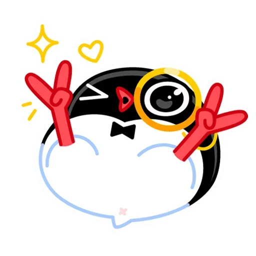 Telegram Sticker «Приличный Пингвин» 😘