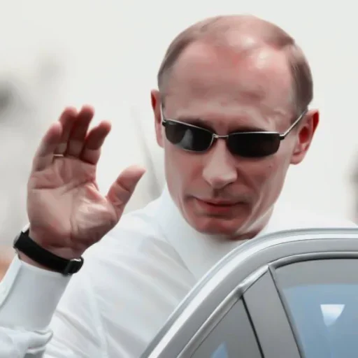 Стикер Telegram «Путин» 😎