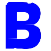 Синий шрифт emoji 😉