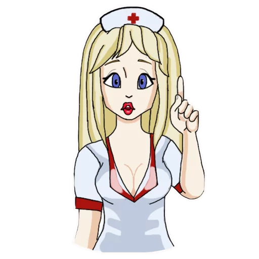 Telegram Sticker «Медсестра» 🙄