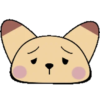 Стікер Pudding Fox☆ 🙁