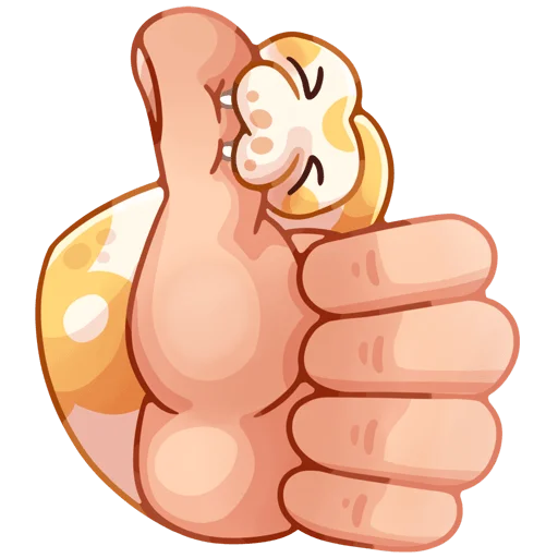 Telegram stiker «Питончик Пончик» 👍