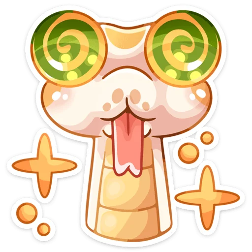 Telegram Sticker «Питончик Пончик» 🤩