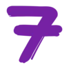 Емодзі Purple font 7⃣
