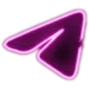 Telegram emojisi «purple&black» ✈️