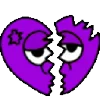 purplerandom emoji 💔