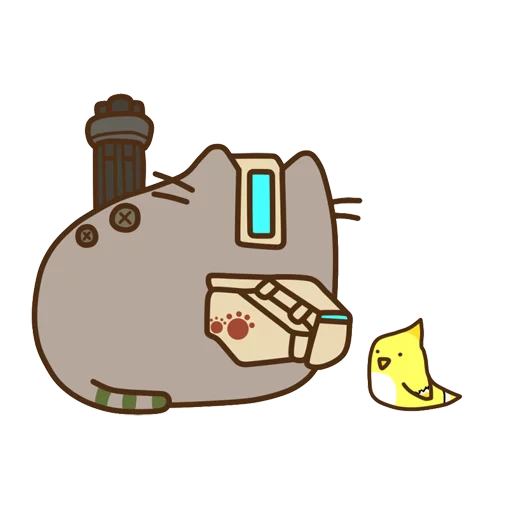 Pusheen Overwatch by Eckru emoji 