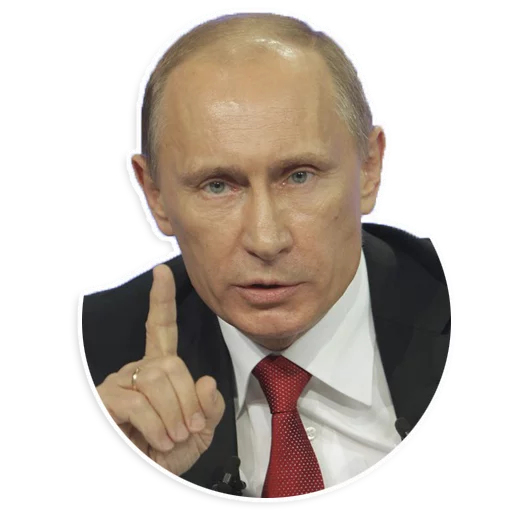 Telegram Sticker «Putin» ☝
