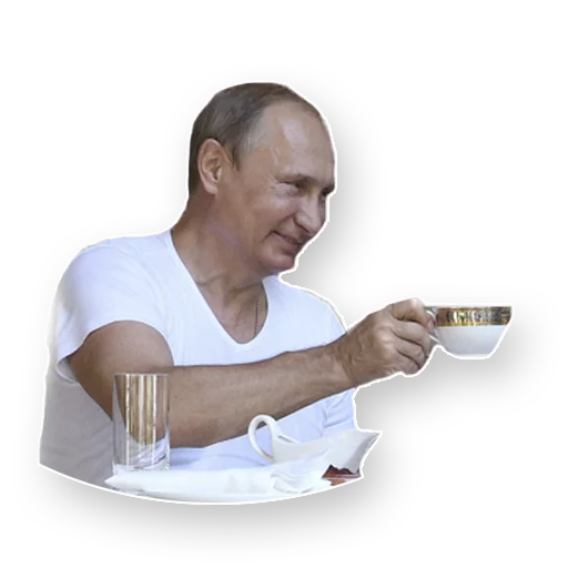 Telegram Sticker «Putin» ☕