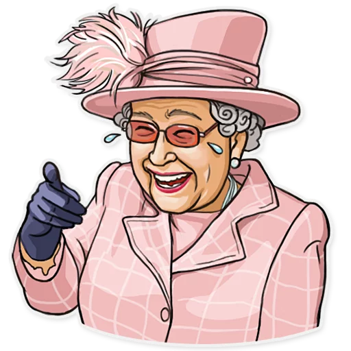 Telegram stikerlari The Queen