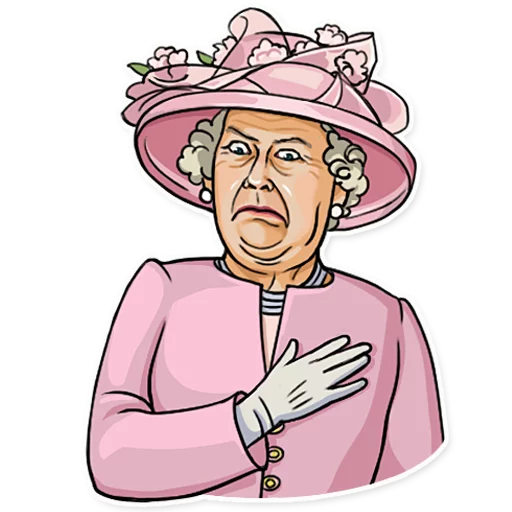 The Queen sticker 😨