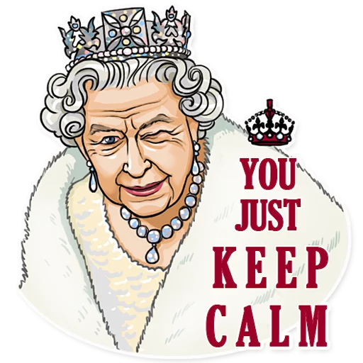 Telegram stiker «The Queen» 😉