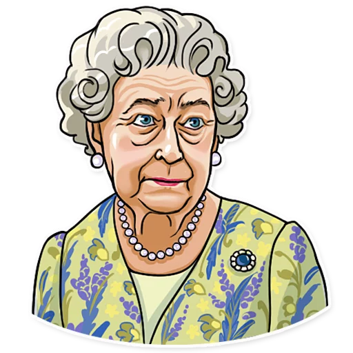 The Queen stiker 😟