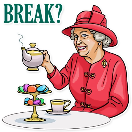 Telegram Sticker «The Queen» 🍰