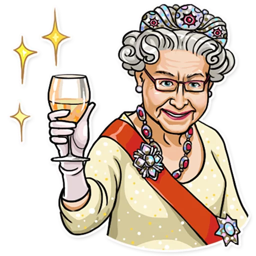 The Queen emoji ✌