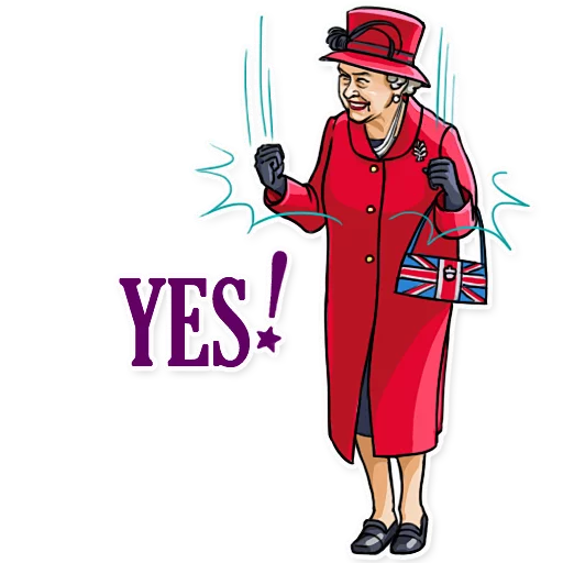 The Queen sticker 👍