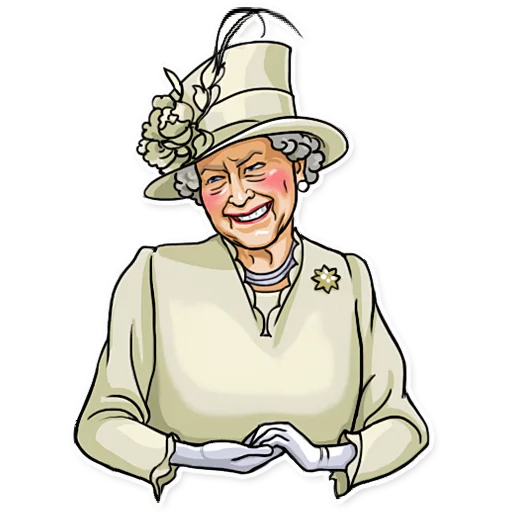 Telegram Sticker «The Queen» ☺️